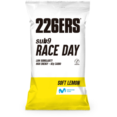 SUB9 RACE DAY 226ers - napój wysoko węglowodanowy, saszetka jednoporcjowa, proszek, o smaku neutralnym