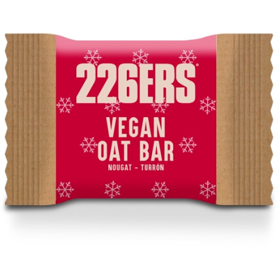 VEGAN OAT BAR 226ers - wegańskie ciastko owsiane z miodem i migdałami, o smaku Turron (hiszpańskiego przysmaku świątecznego)