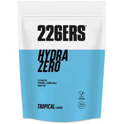 HYDRAZERO DRINK 226ers - elektrolity, proszek 225g. o smaku tropikalnym