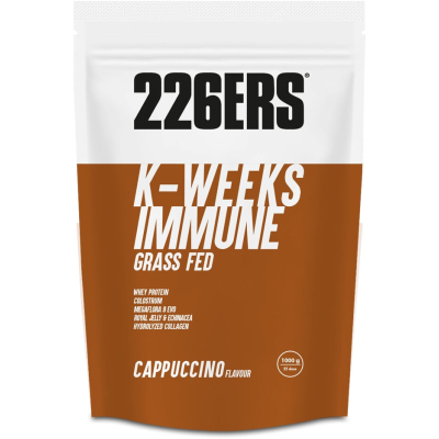 K-WEEKS IMMUNE 226ers - koncentrat białka (whey) z probiotykami, proszek 1kg o smaku cappuccino