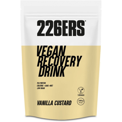 VEGAN RECOVERY DRINK 226ers - wegański szejk białkowo węglowodanowy, proszek 1kg. o smaku wanilii