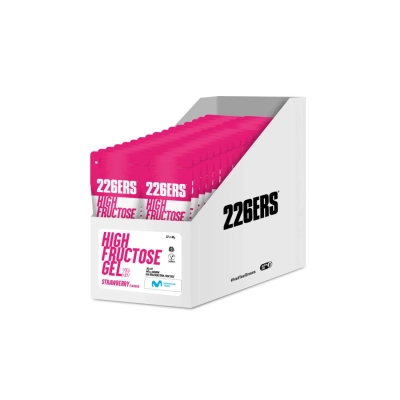 #BOX XS 226ers HIGH FRUCTOSE GEL STRAWBERRY 44g. - żel energetyczny, truskawka (32 szt)