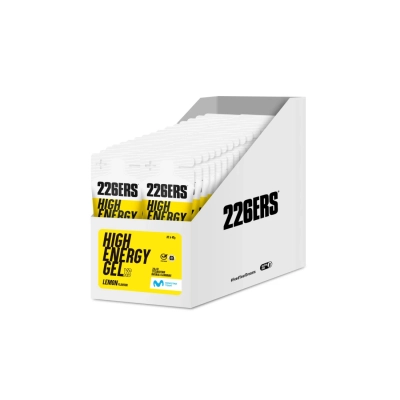 #BOX XS HIGH ENERGY GEL LEMON 45g. - żel energetyczny, cytryna (32 szt)