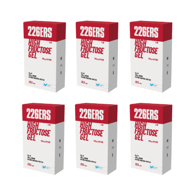 #BOX 6x HIGH FRUCTOSE GEL Pack 6x80g CAFFEINE COLA 100mg