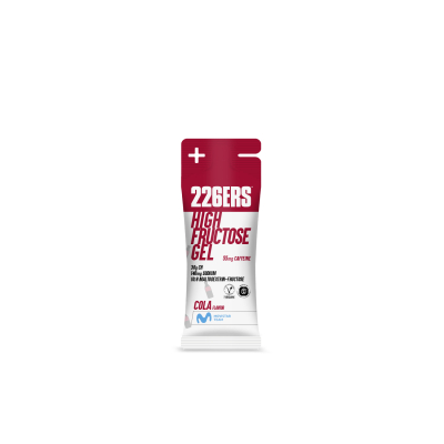 XS 226ers HIGH FRUCTOSE GEL CAFFEINE 44g. - żel energetyczny, 55mg kofeiny, cola