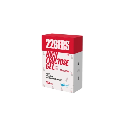 HIGH FRUCTOSE GEL Pack 8x44g CAFFEINE 55mg COLA