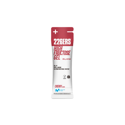 226ers HIGH FRUCTOSE GEL CHERRY  80g. - żel energetyczny, 160 mg kofeiny wiśnia