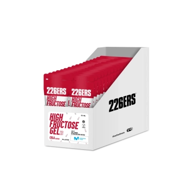 #BOX XS 226ers HIGH FRUCTOSE GEL CAFFEINE 44g. - żel energetyczny, 55mg kofeiny, cola (32 szt)
