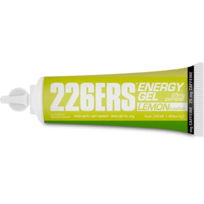 ENERGY GEL tubka 226ers -  certyfikowany żel energetyczny z dodatkiem sodu, o smaku cytryny, z 25mg. kofeiny, 25g.
