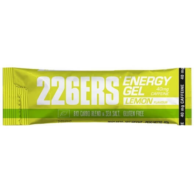 ENERGY GEL 226ers -  certyfikowany żel energetyczny z dodatkiem sodu, o smaku cytryn, z 80mg kofeiny, 40g.