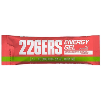ENERGY GEL 226ers -  certyfikowany żel energetyczny z dodatkiem sodu, o smaku truskawek z bananem, 40g.