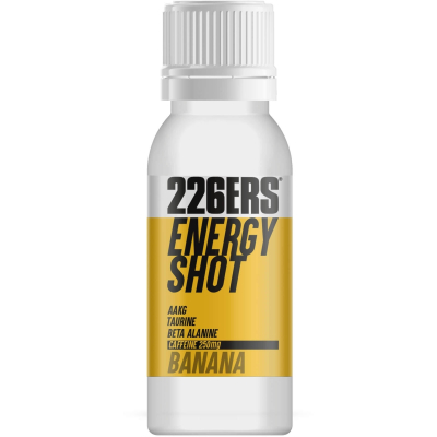 ENERGY SHOT 226ers - beta alanina z AAKG, tauryną i kofeiną, płyn 60ml o smaku bananów, detal