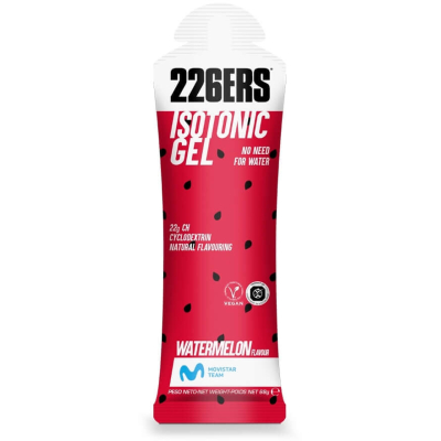 ISOTONIC GEL WATERMELON 226ers - żel izotoniczny o przedłużonym działaniu, o smaku arbuza, 68g.